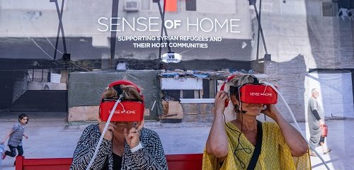 Prize-winning refugee VR experience at AidEx 2018